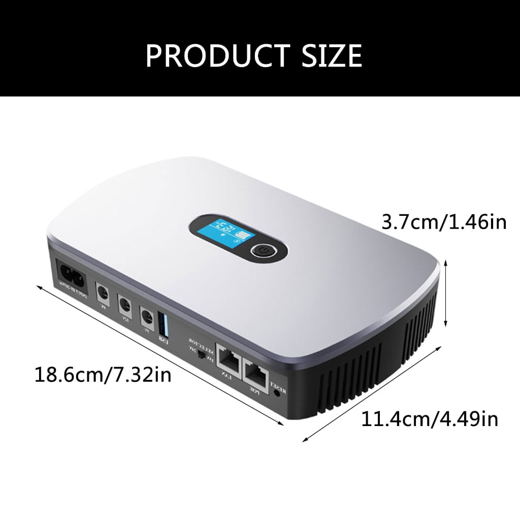 UPS 8800mah/10400mA Battery Backup for Continuous Networking Connecting