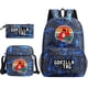 thumbnail image 1 of Three-Pieces Set Of School Bags For Male And Female Students, Campus Pencil Case, Canvas Bags Large-Capacity Backpack, 1 of 4