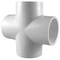 Charlotte Pipe Schedule 40 1 in. PVC Pipe Cross PVC 02410  0800HA