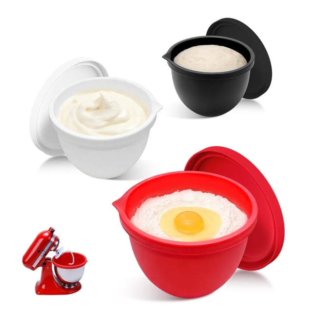 Forros de silicona para batidora de pie con cabezal inclinable KitchenAid de 5 cuartos de galón