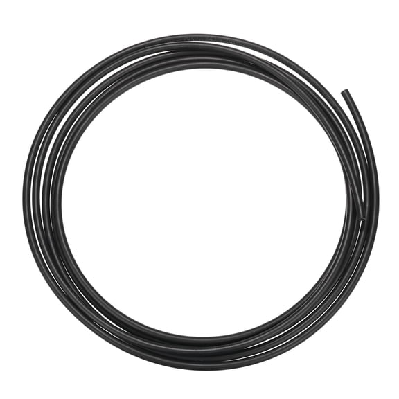 Uxcell Nylon Line Hose Tube, 0.12"(3.0mm) ID x 0.2"(5mm) OD PA6 Pneumatic Air Line Tubing for Fluid Transfer [3 M/10FT, Black]