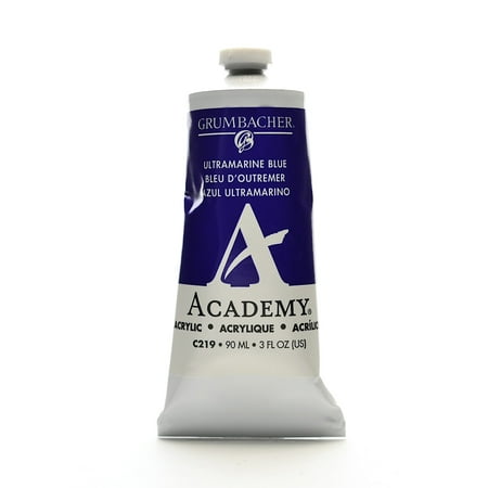 UPC: 0804551984402 | Academy Acrylic Colors ultramarine blue 3 oz. (90 ml) (pack of 3)