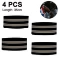 thumbnail image 1 of 4 Pieces Reflective Bands Reflector Bands for Wrist, Arm, Ankle, Leg, High Visibility Reflective Gear Safety Reflector Tape Straps for Night Walking, Cycling and Running, 1 of 9
