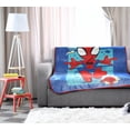 thumbnail image 3 of Jay Franco Kids Plush Throw Blanket – Soft & Cozy Fleece Throw for Bedroom & Couch Décor, Official Licensed Product, Blue - Spidey & Friends, 46x60 - Throw Blanket, 3 of 4
