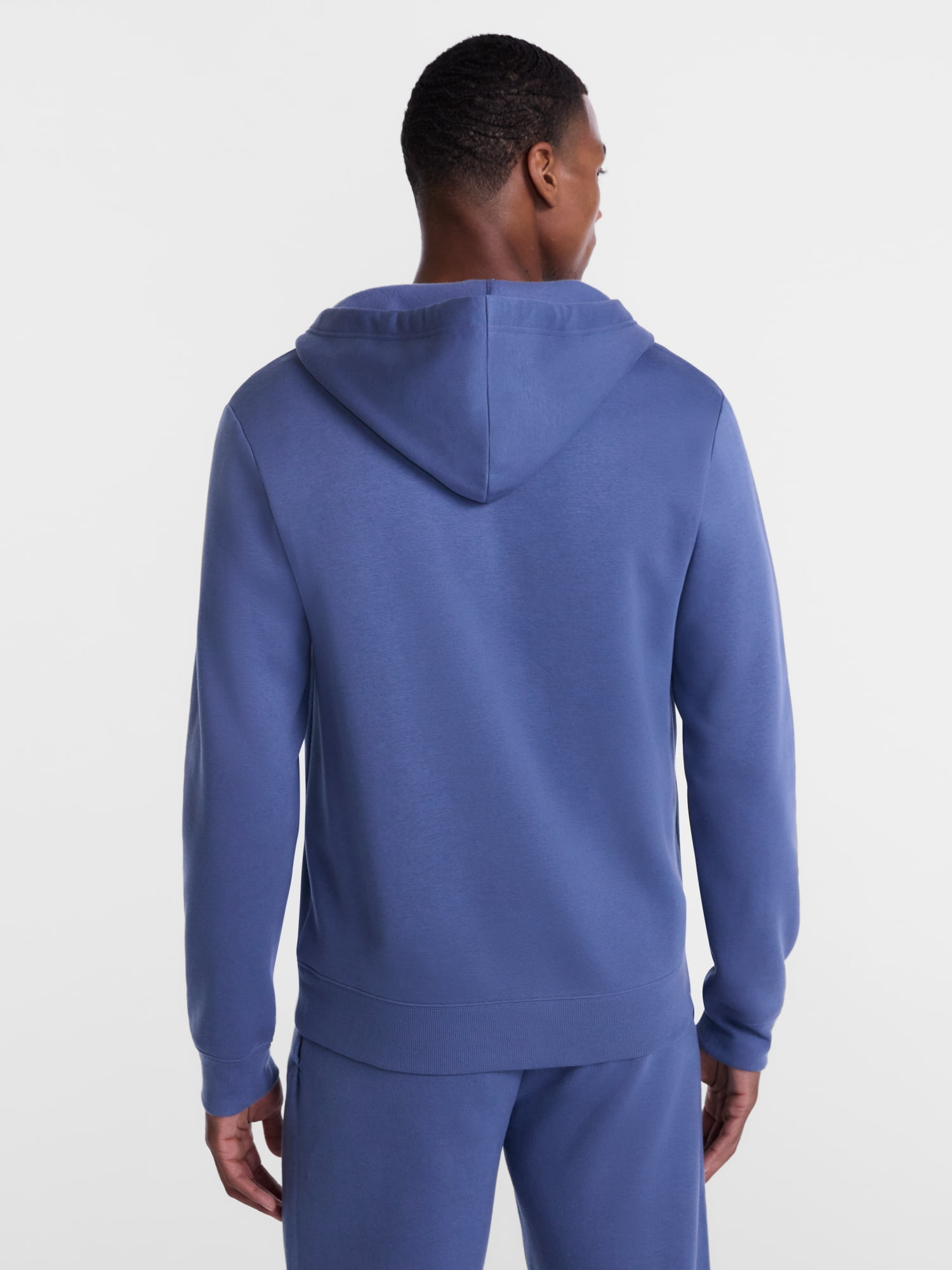 Athletic Works Men's and Big Men's Zip Up Fleece Hoodie Sweatshirt, Sizes XS-4XLT