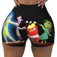 thumbnail image 2 of Lsque inside out 2 Pattern High Waisted Biker Shorts for Women-Tummy Control Fitness Athletic Workout Running Yoga Gym Shorts,Moisture-Wicking-XX-Large, 2 of 9