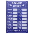 thumbnail image 1 of Business Hours Self-adhesive Stickers Business Hours Signs Rewritable Open Signs Sticker, 1 of 9