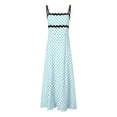 thumbnail image 4 of Women's Casual Summer Floral Long Maxi Dresses Floor Length Sleeveless Plus Size Sundresses, 4 of 5