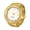 Gold, variant on Men Women Elastic Band Finger Watch: Round Simple Dial Quartz Ring Stretch Strap Watches for Mother's Day