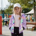 thumbnail image 2 of Pzuqiu Axolotl Girls Sweatshirts Full Zip Hooded Design Children's Long Sleeve Sweatshirt 6-7 Comfortable Sweatshirt with Pockets Kids Cute for Teens Girls Boys Kids, 2 of 7