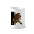 thumbnail image 1 of Cepillo de dientes titular de la pluma Mug de ceramica blanca taza 350ml, 1 of 2