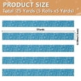 thumbnail image 3 of 5 Rolls Christmas Ribbon 1.5 inch Wide Decorative Ribbon for Gift Wrapping and Holiday Decorations Water Texture, 3 of 7