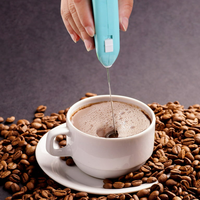 Handheld Whisk, Cordless Electric Milk Frother Handheld, Handheld Coffee  Frother Battery Operated (Not Included), Foam Maker for Latte Cappuccino  Hot Chocolate, Kitchen Egg Beater 