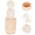 thumbnail image 2 of 10 juegos de muñecas de madera y mini tazas de madera, modelos de grafiti para niños, marionetas de madera, juguetes para pintar., 2 of 7