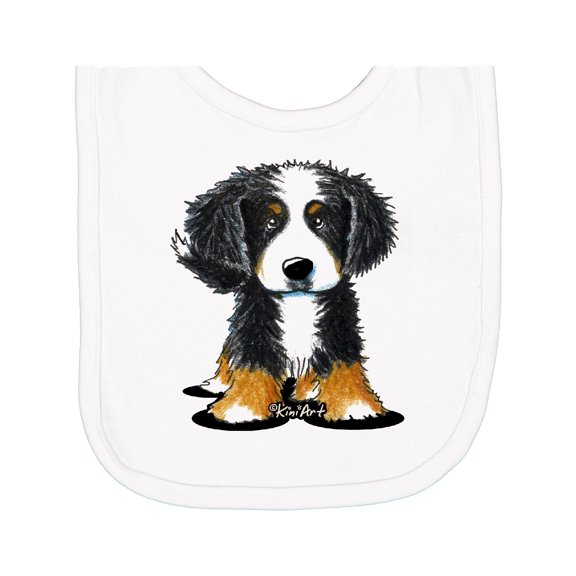 Inktastic Bernese Mountain Dog Newborn Bib