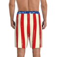 thumbnail image 6 of KLL America Flags2 for Men's 1-Pack Shorts,Sleep Pajama Shorts for Men Soft Pj Shorts Men's Pajama Bottoms Sleepwear -X-Large, 6 of 7