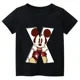 thumbnail image 3 of 2024 Nueva camiseta de verano con combinación de letras para niños de alta calidad Disney Mickey Mouse Font ABCDEF camiseta de manga corta para niños, 3 of 5