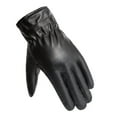 thumbnail image 6 of Touchscreen Driving Gloves Women Fleece Lining Leather Gloves Cycling Gloves, 6 of 18