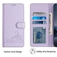 thumbnail image 4 of Flip case for GANGXUN Samsung Galaxy A10 Wallet Case with Kickstand, Card Slots, RFID Block, Cat Design, 4 of 5