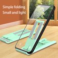 thumbnail image 1 of Ruiboury Folding Phone Holder Desktop Stand Smartphone Adjustable 6 Levels Tablet Universal Mount Mini Bracket Accessories Light Green, 1 of 6