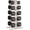 Black, variant on Non-Slip Neoprene Dumbbell Set with Storage Rack – Anti-Roll Hand Weights for Home Gym |   20, 32, 50, 60 & 100 lb Options