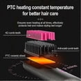 thumbnail image 4 of Cordless Hair Straightener Brush: Rechargeable Straightening Comb for All Hair Types with Adjustable Heat & Travel Case, 4 of 5