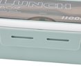 thumbnail image 3 of Compartment Lunch Box 2 Compartments 1100ml Loveliness Adult Bento Box with Spoon Chopsticks for Office School Green, 3 of 4