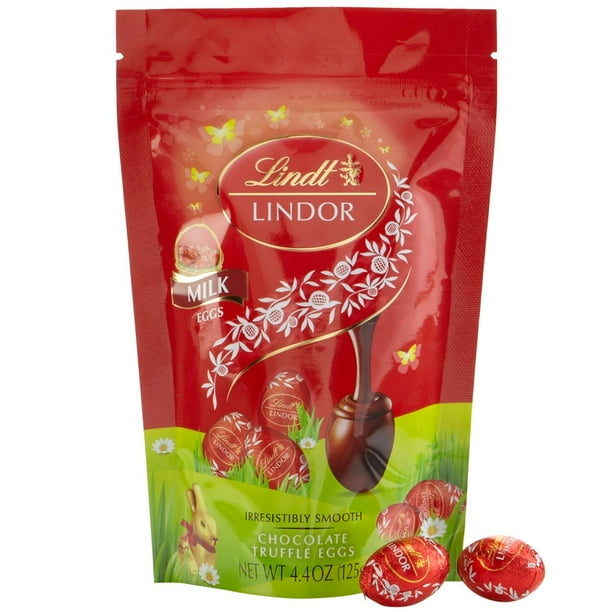 Lindt Lindor Milk Chocolate Easter Eggs, 4.4 Oz.
