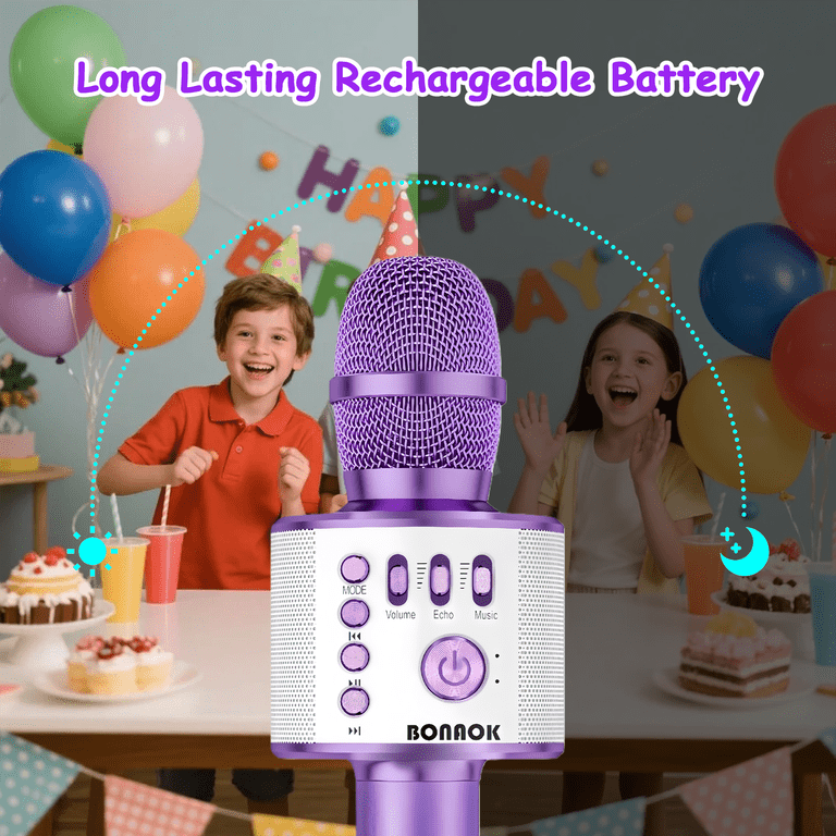 Bonaok Micrófono De Karaoke Inalámbrico Bluetooth, Máquina 3 | Envío gratis Bonaok Micrófono De Karaoke Inalámbrico Bluetooth, Máquina 3 | Envío gratis