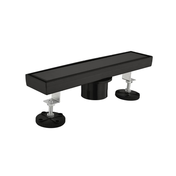 12 Inches Shower Drain, Included Hair Strainer and Leveling Feet