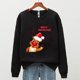 thumbnail image 5 of Navidad moda mujer casual manga larga impreso damas sudaderas tops Pompotops gfhjh14910, 5 of 5