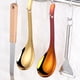 thumbnail image 2 of Cuchara grande para servir arroz, cucharas de sopa de mango largo de acero inoxidable 18/8 de alta calidad, cuchara de mesa dorada, vajilla, utensilios de cocina Xemadio 2029302-2, 2 of 5
