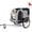 Black- Grey, variant on Large Dog Bike Trailer, Pet Cart Bicycle, All-Terrain Pet Carrier, Cargo Carrier, Durable Steel Frame for Travel, Cycling, Outdoor Adventures