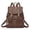Coffee, variant on PRIYAL Fashion PU Leather Backpack Purse for Men Women Travel Backpack Bag with Ladies Shoulder Handbags Casual Daypack