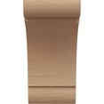 thumbnail image 2 of 11"W x 11"D x 22"H Wide Olympic Rough Cedar Woodgrain TimberThane Corbel, Primed Tan, 2 of 6