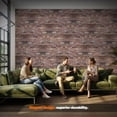 thumbnail image 3 of Izodekor 3D Brick Effect Wall Panels - Cladding, Stone Look, Styrofoam Facing for Living Room, 19x39 in, 10 Panels, Old Castle SL-1907, 3 of 11