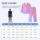 thumbnail image 4 of Fotbe Colorful Glitters Pijama de Hombre con Estampado de Manga Larga, Conjunto de 2 Piezas, Ropa de Dormir Suave y Cómoda con Bolsillos-XX-Large, 4 of 7