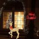 thumbnail image 1 of LED Lighted Outdoor Reindeer Christmas Decorations, Artificial Pre-lit for Garden and Front Yard, 1 of 4