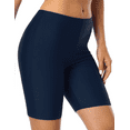 thumbnail image 2 of Hilor Women's Swim Shorts UPF50+ Rash Guard Sport Swimsuit Board Shorts Swimwear Bottoms, 2 of 8