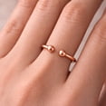 thumbnail image 2 of Pure Copper Open Ring, Minimalist Adjustable Copper Band, Handmade Boho Stacking Ring, Dainty Everyday Jewelry, 2 of 2