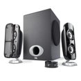 thumbnail image 1 of Cyber ​​Acoustics CA-3810 Sistema de altavoces multimedia 2.1 con subwoofer, potencia máxima de 80 vatios, graves potentes, perfecto para música, películas y juegos, 1 of 5
