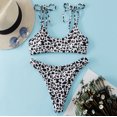 thumbnail image 2 of Hinvhai Plus size Swimsuits clearance Women Diamond Decoration Bikini Set Push Up Swimsuit Beachwear Padded Swimwear Black S(S), 2 of 9