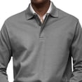 thumbnail image 5 of Men's Solid Color Casual Button Down Lapel Long Sleeve Top Shirt Henley for Business Casual Office Work Daily Wear Loungewear | Ihhxva,Gray 2XL, 5 of 8