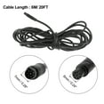 8 Pin 20ft 6m Backup Camera Extension Cable Dash Camera Cord Wires Car