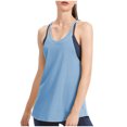 thumbnail image 2 of lmcalzta Yoga Tank Tops for Women Workout Camisole for Womens with Built in Bra Sleeveless Loose Athletic Gym Running Tennis Stretchy Cami Shirts, 2 of 4