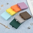 thumbnail image 2 of Simple Solid Color Thick Paper Drawer Jewelry Packaging Box Greeting Card Necklace Bracelet Creative Gift Package Paper Box Blue green, 2 of 6
