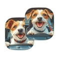 thumbnail image 3 of KUIFORTI Cute Dog Windshield Sun Shade 2-Piece Foldable Car Front Window Sunshade, Automotive Window Sunshades UV Ray Reflector Visor Shield Cover, 3 of 5