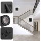 thumbnail image 4 of Aplique de pared LED Sincero moderno de 8 W con interruptor giratorio 350° negro 6000 K, 4 of 5