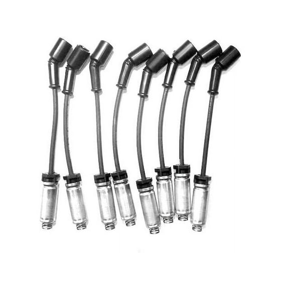 Spark Plug Wire Set - Compatible with 2000 - 2007, 2009 - 2014 Chevy Suburban 1500 2001 2002 2003 2004 2005 2006 2010 2011 2012 2013
