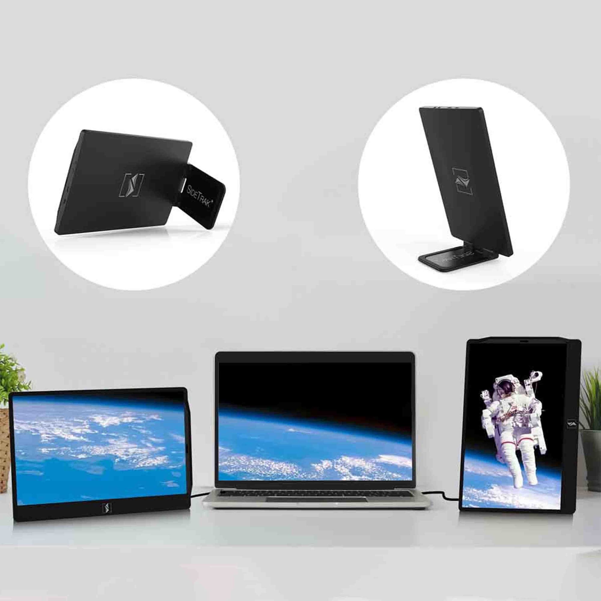 New SideTrak Swivel Attachable Portable Monitor for Laptop 12.5" FHD IPS Rotating Dual Laptop Screen | Mac, PC, Chrome OS Compatible | All Laptop Sizes | Powered by DisplayPort USB-C or Mini HDMI